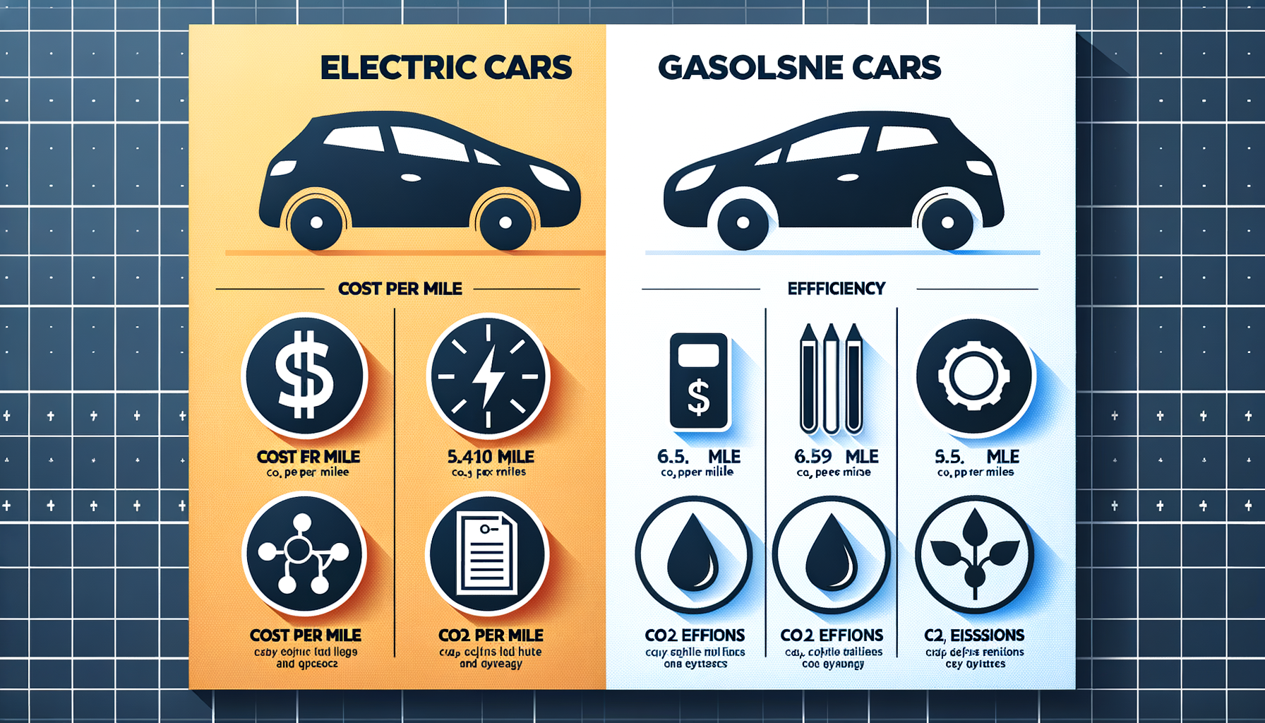 ALT: Cost and efficiency comparison of electric versus gasoline vehicles