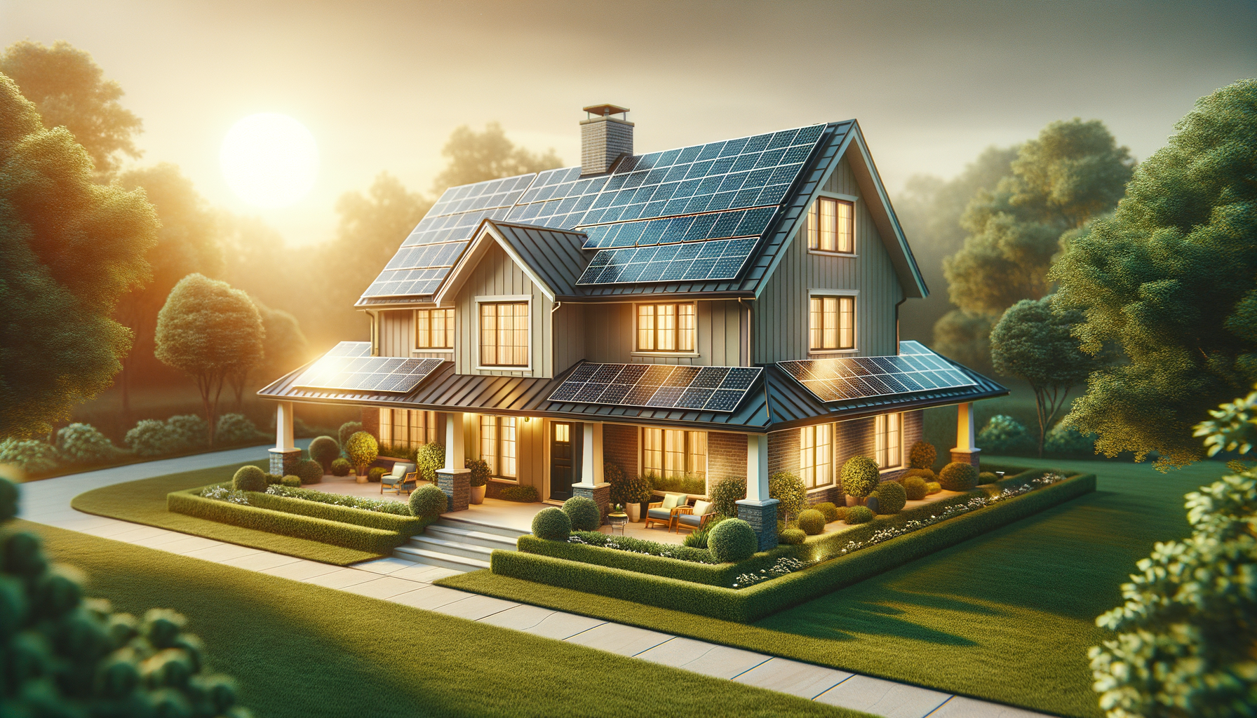 ALT: Solar-powered home